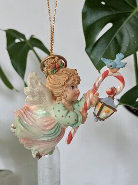 Ashton-Drake HollyDay Angel Ornament "Wishing You Christmas Cheer" GG Santiago